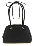 Black Poppy Medium Shoulder Bag 1