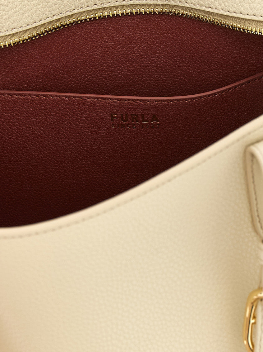 White Ava Medium Tote 4