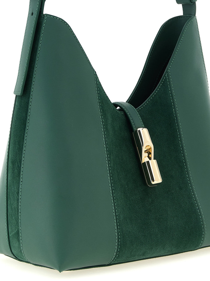 Green Goccia Medium Shoulder Bag 3