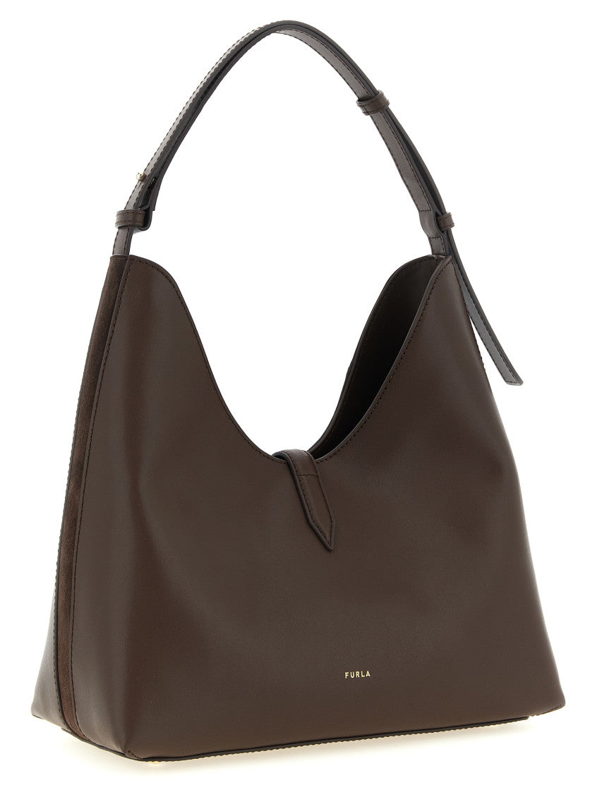 Brown Goccia Medium Shoulder Bag 2