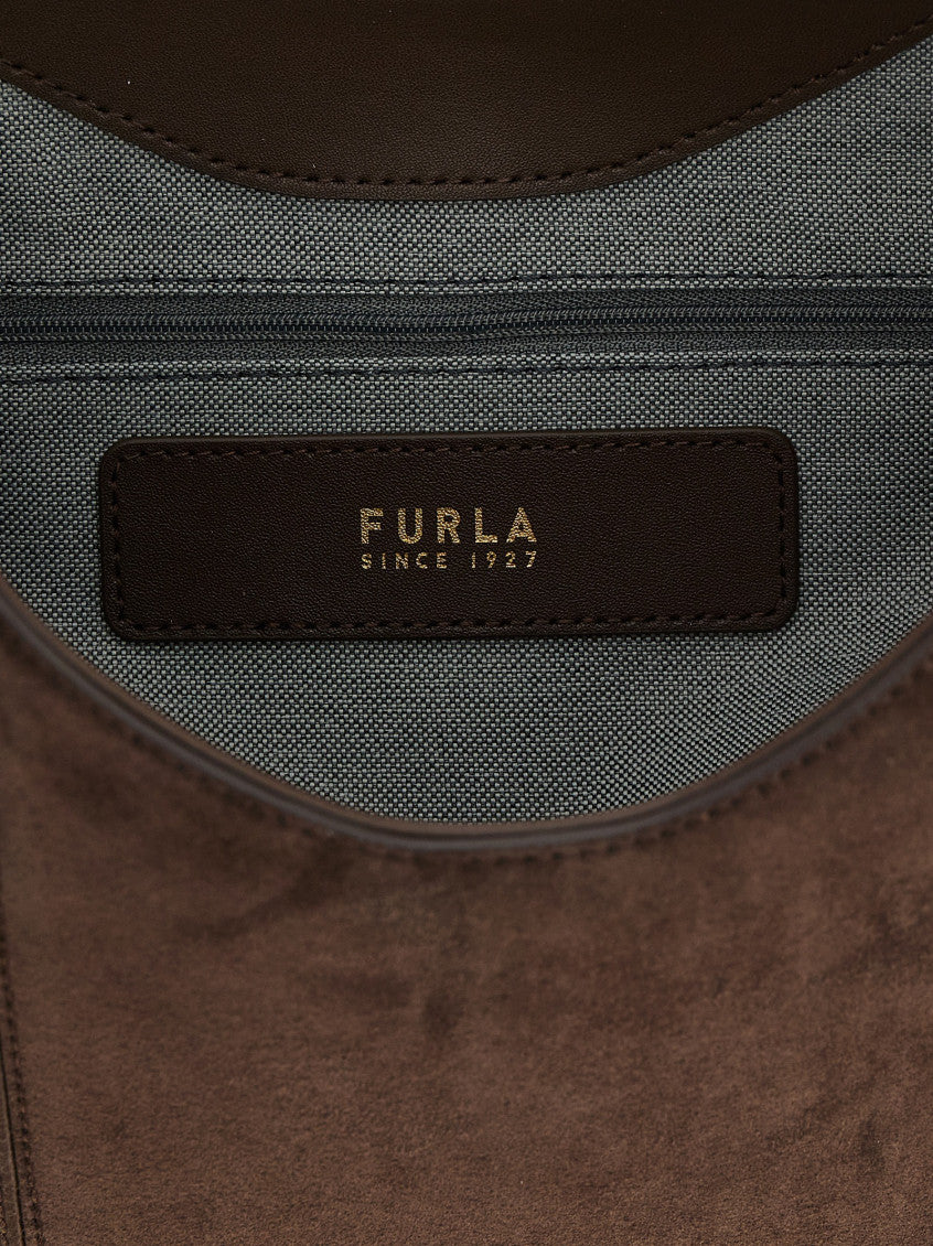 Brown Goccia Medium Shoulder Bag 4