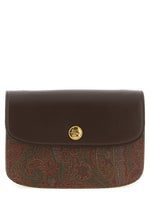 Brown Paisley Print Small Crossbody Bag 1