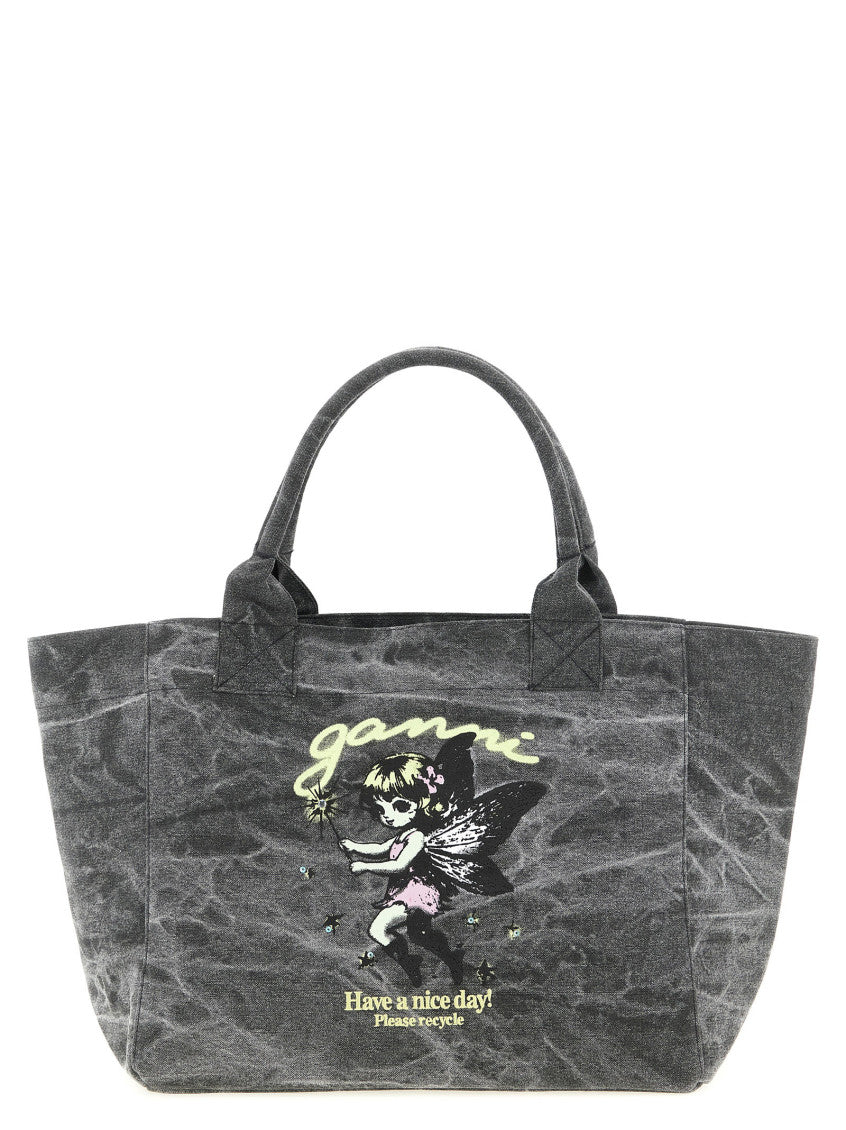 Black Fairy Medium Tote 1