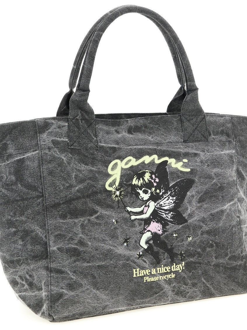 Black Fairy Medium Tote 3