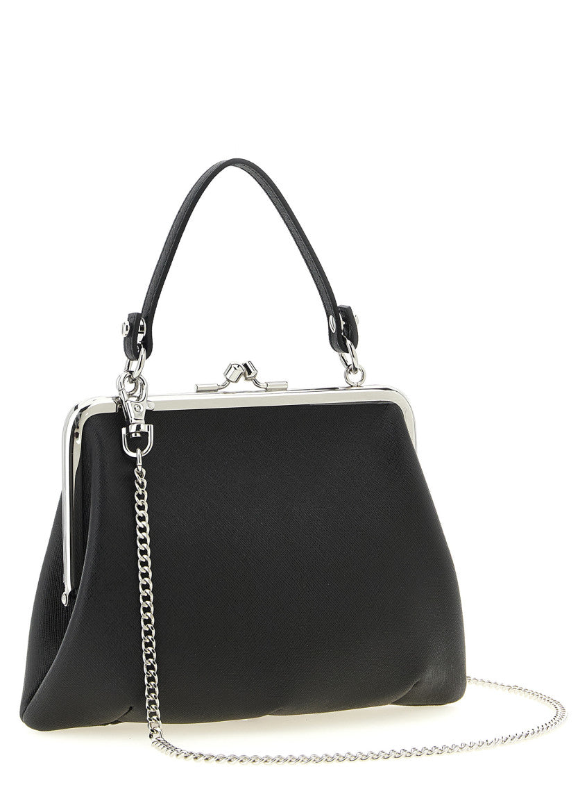 Black Granny Frame Clutch 2