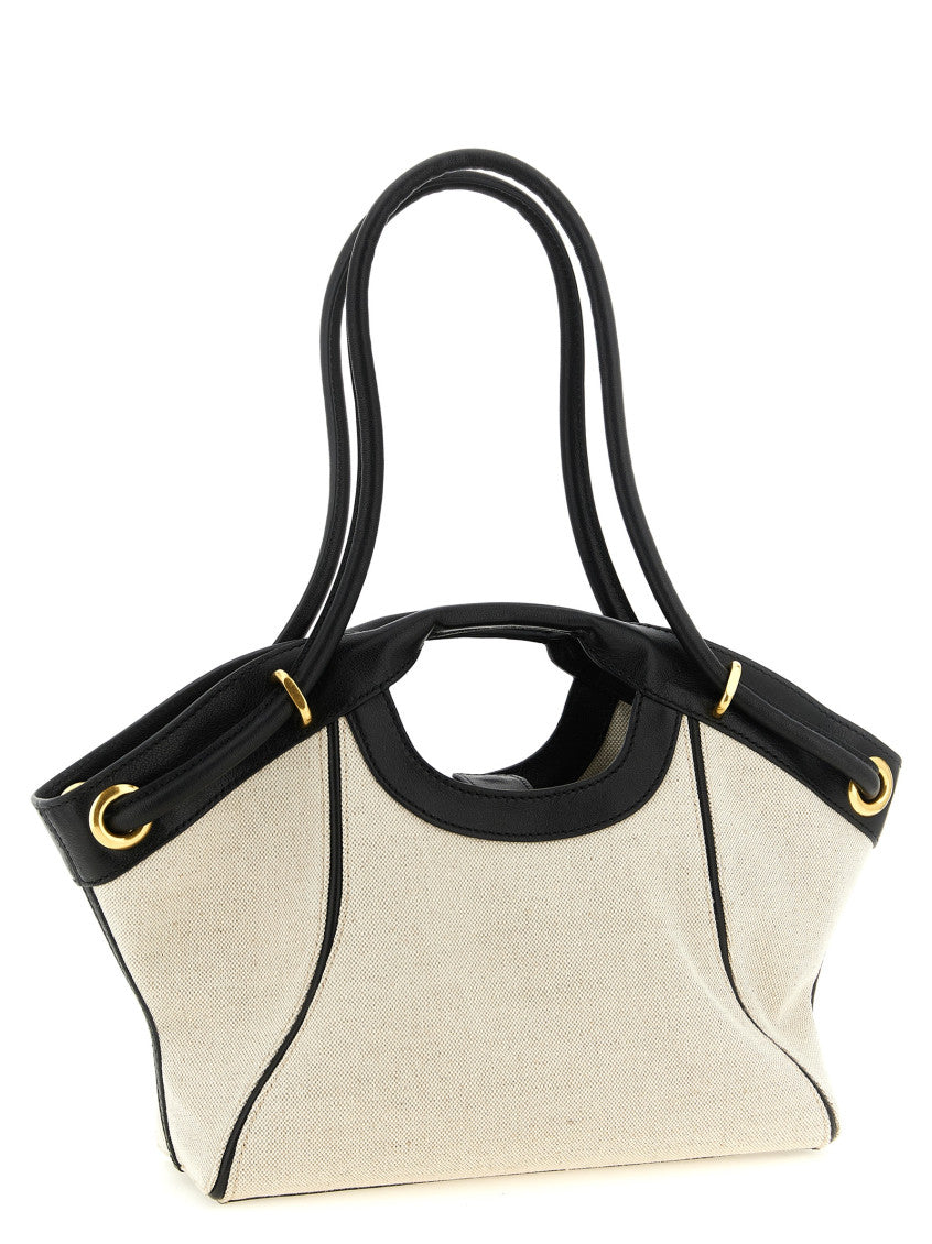 Beige Logo Medium Tote 2