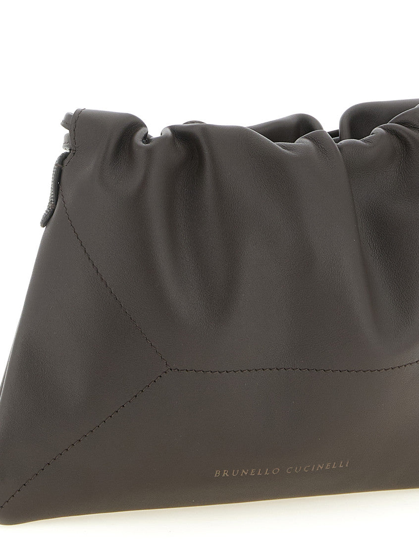 Dark Brown BC Duo Small Bucket Bag 4