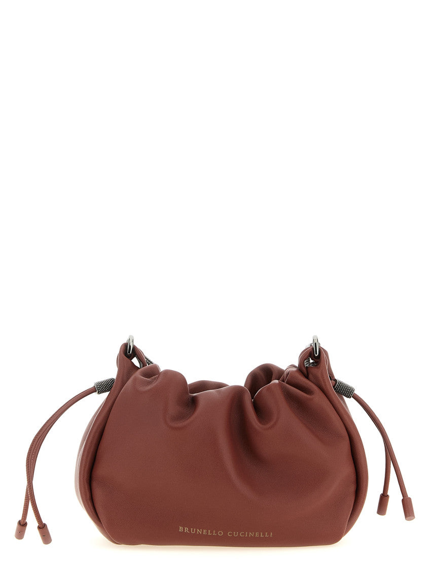 Maroon Mellow Mini Bucket Bag 1