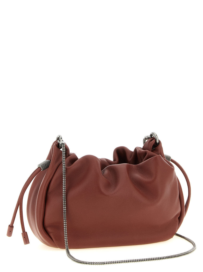 Maroon Mellow Mini Bucket Bag 2