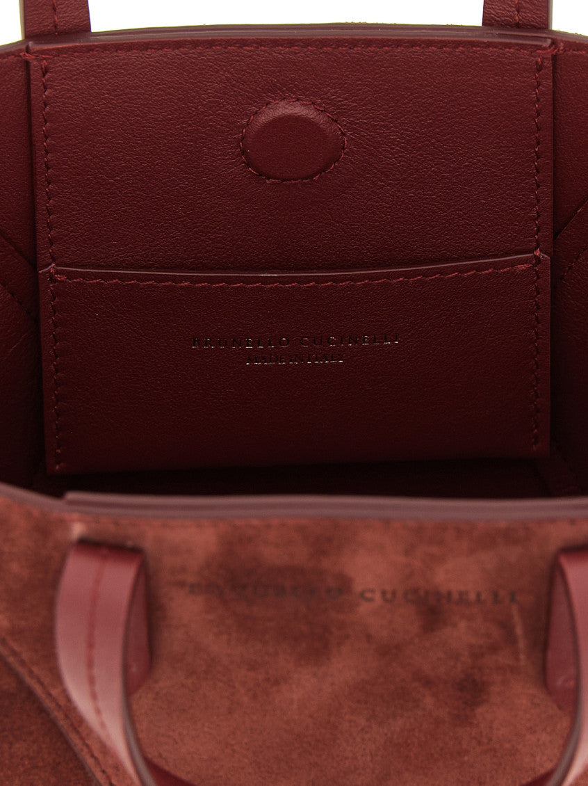 Maroon BC Duo Mini Tote 4