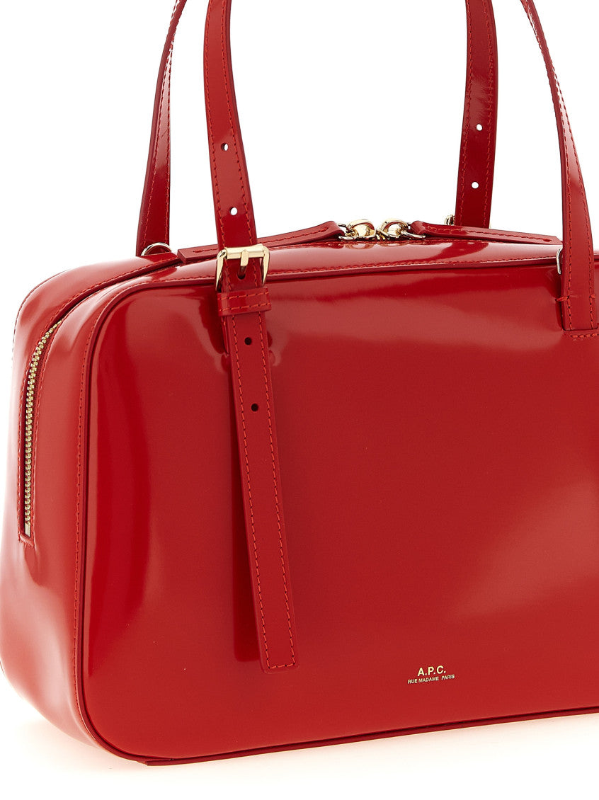 Red Virginie Small Satchel 3