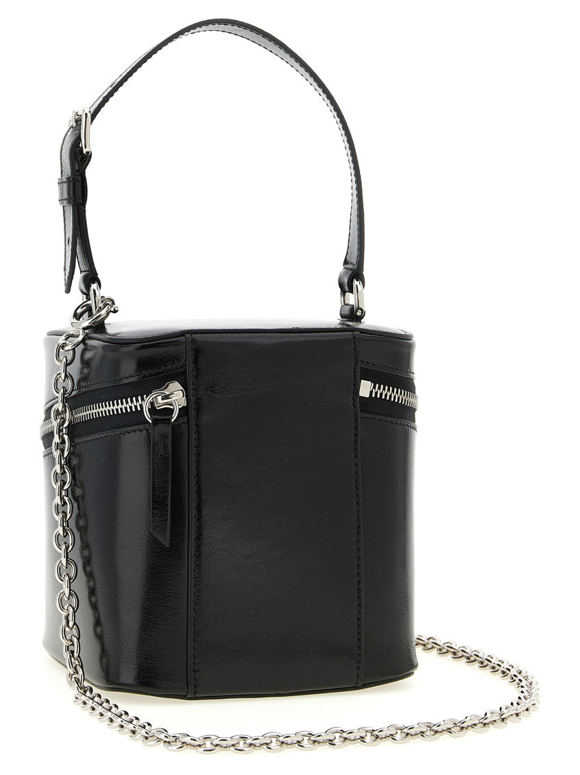 Black Big Cube Mini Crossbody Bag 2