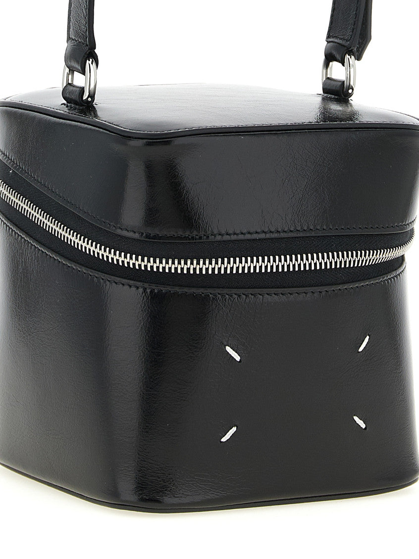 Black Big Cube Mini Crossbody Bag 3