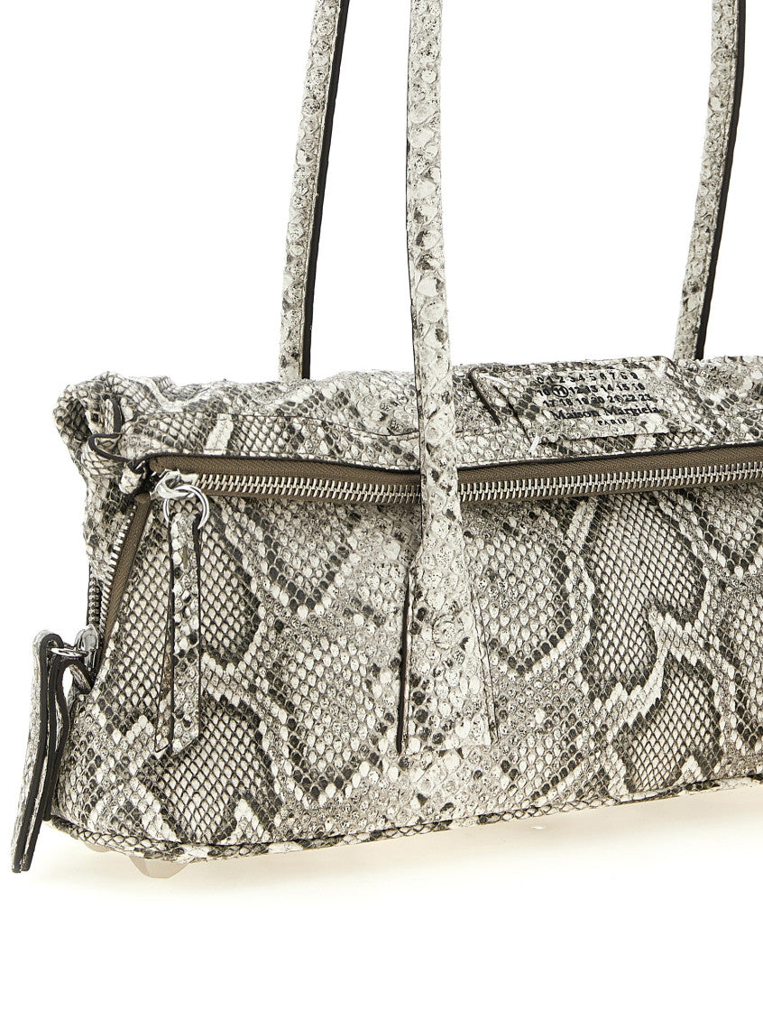 Grey 5AC East West Large Shoulder Bag 3