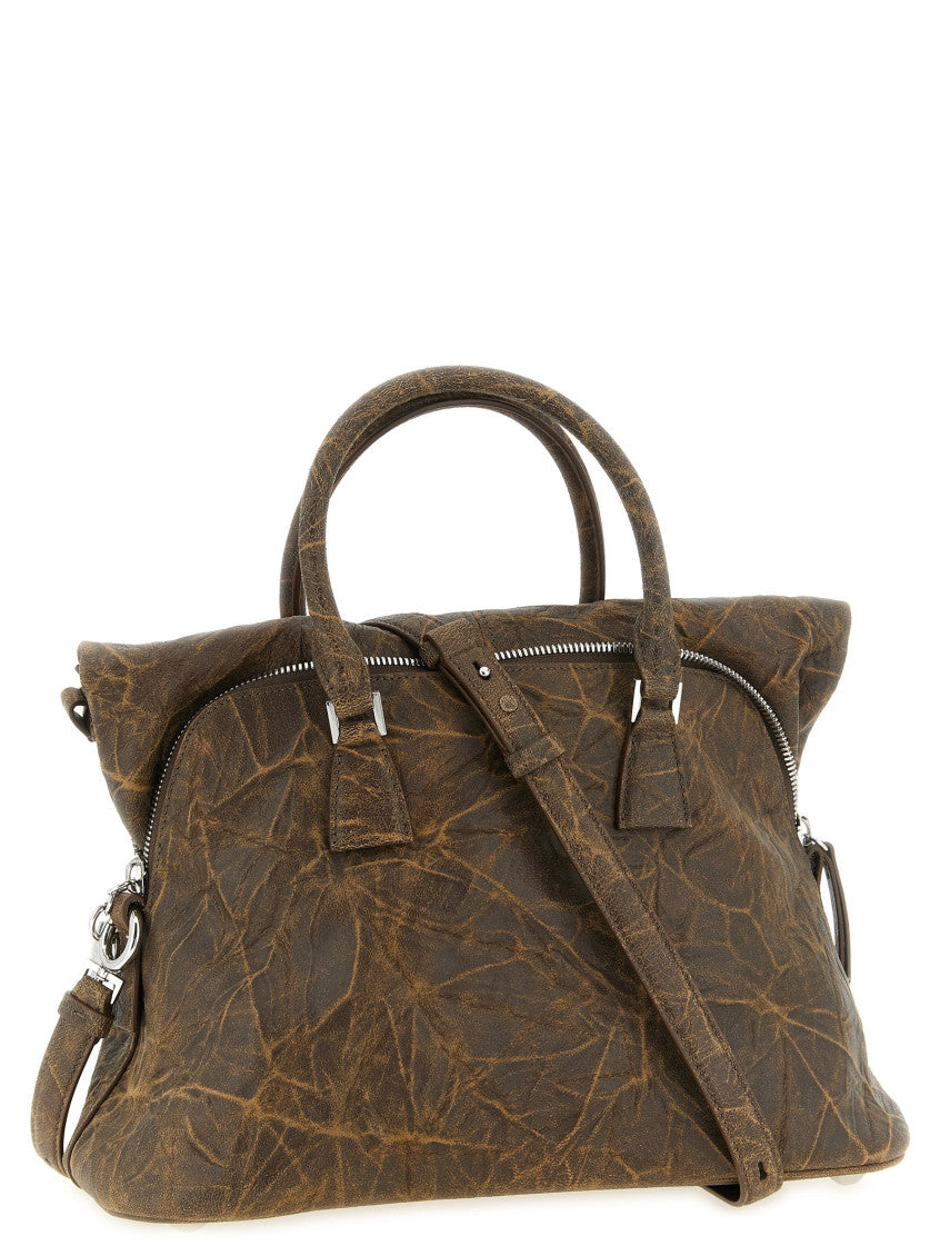 Brown 5AC Soft Medium Satchel 2