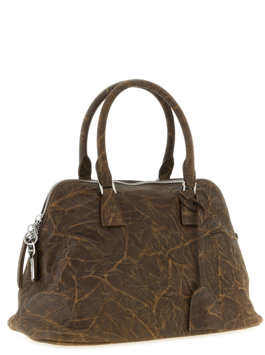 Brown 5AC Soft Medium Satchel 3