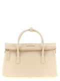 Beige 5AC East West Medium Satchel 1