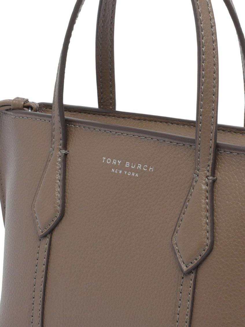 Brown Perry Top Zip Mini Tote 2