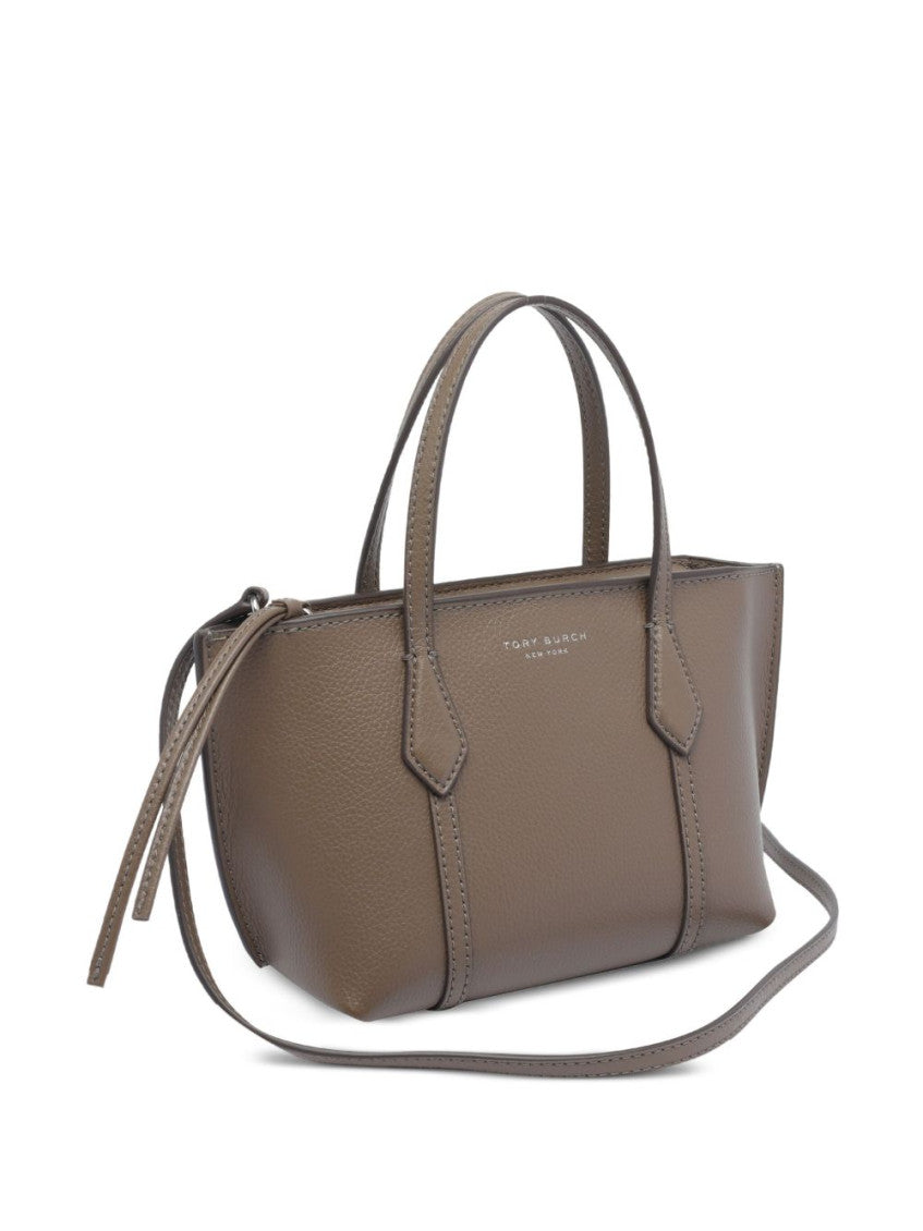 Brown Perry Top Zip Mini Tote 4
