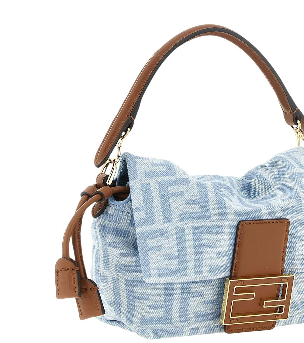 Light Blue FF Mini Shoulder Bag 4