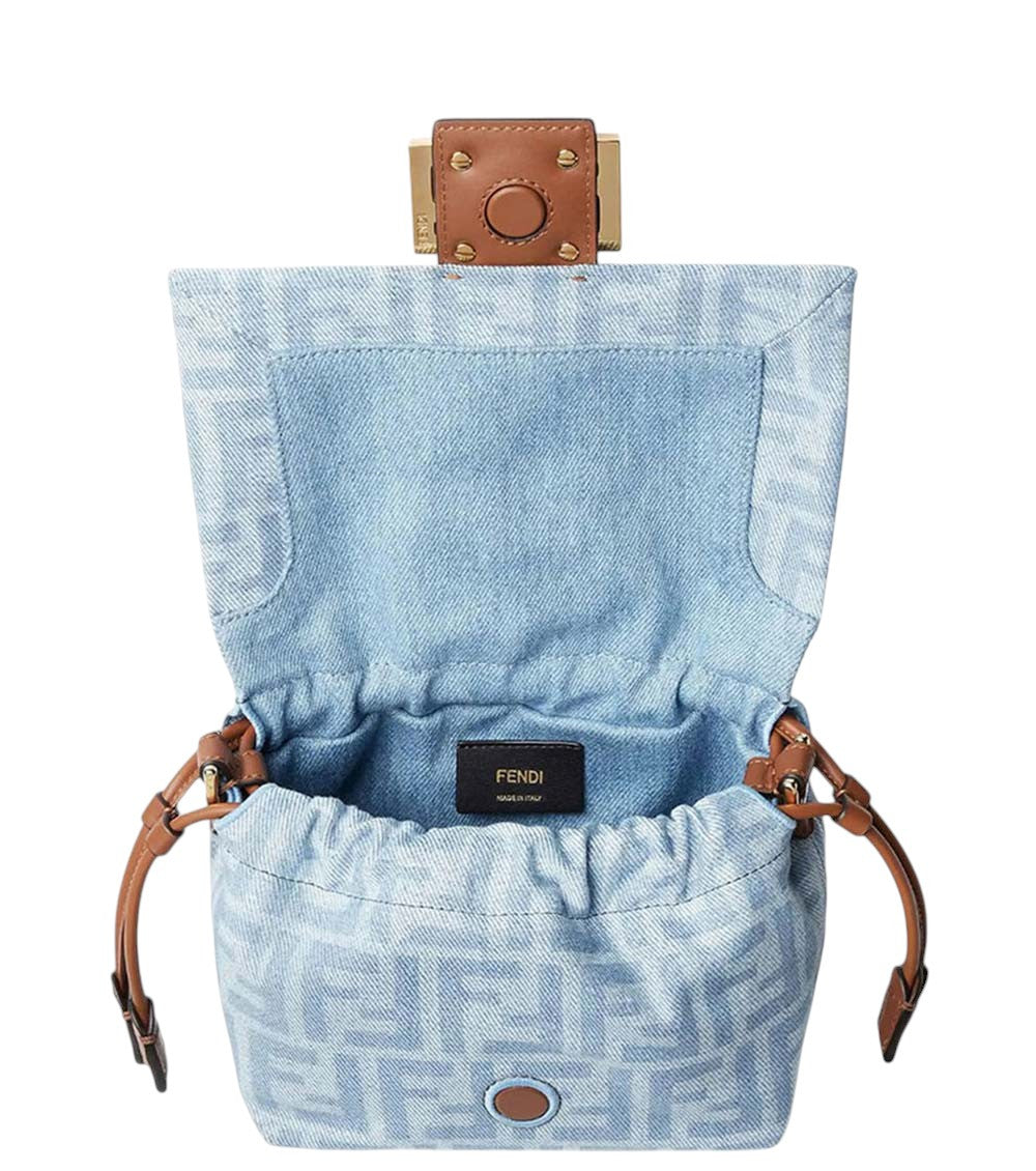 Light Blue FF Mini Shoulder Bag 5