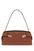 Brown Hug Large Shoulder Bag 1