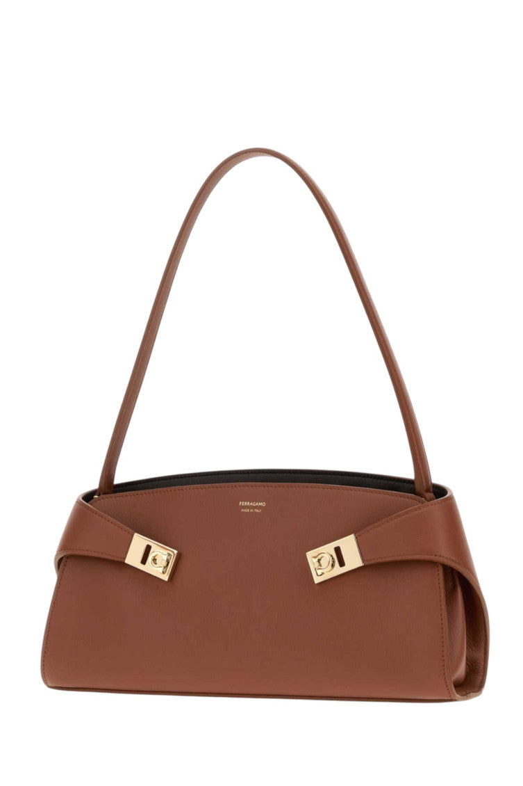 Brown Hug Large Shoulder Bag 2