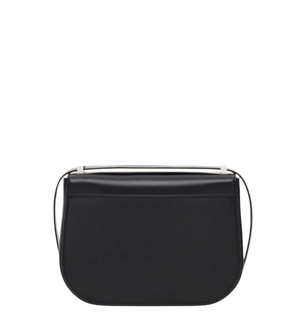 Black Double Gancini Small Crossbody Bag 3