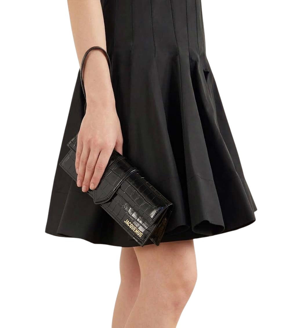 Black La Bambino Large Clutch 4