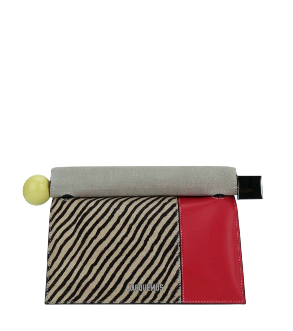 Multi Color Rond Carre Medium Clutch 1