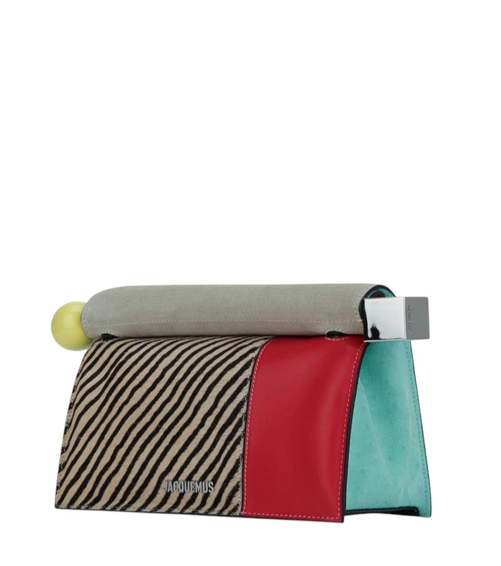 Multi Color Rond Carre Medium Clutch 2