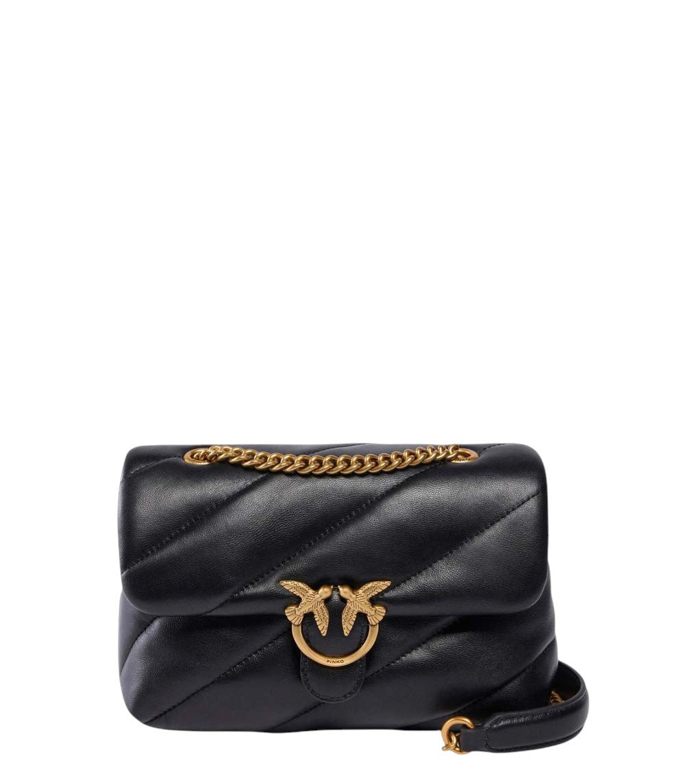 Black Love Puff Small Shoulder Bag 1