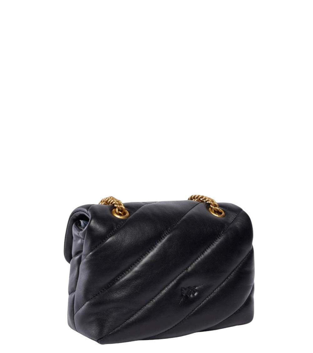 Black Love Puff Small Shoulder Bag 2