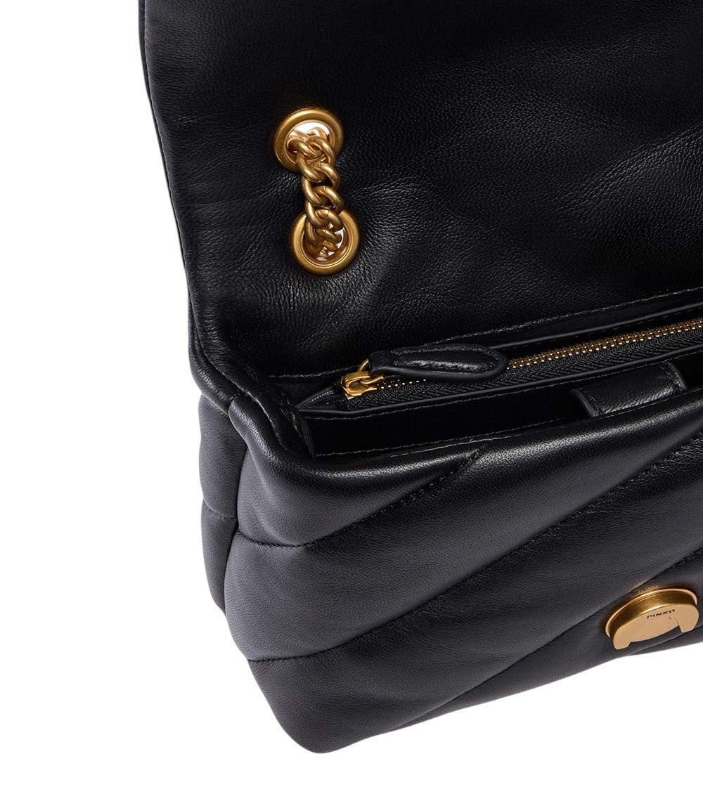 Black Love Puff Small Shoulder Bag 3