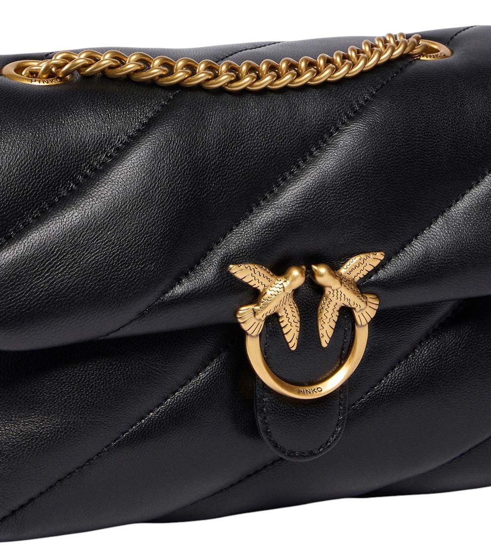 Black Love Puff Small Shoulder Bag 4