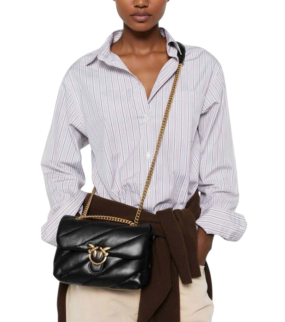 Black Love Puff Small Shoulder Bag 5