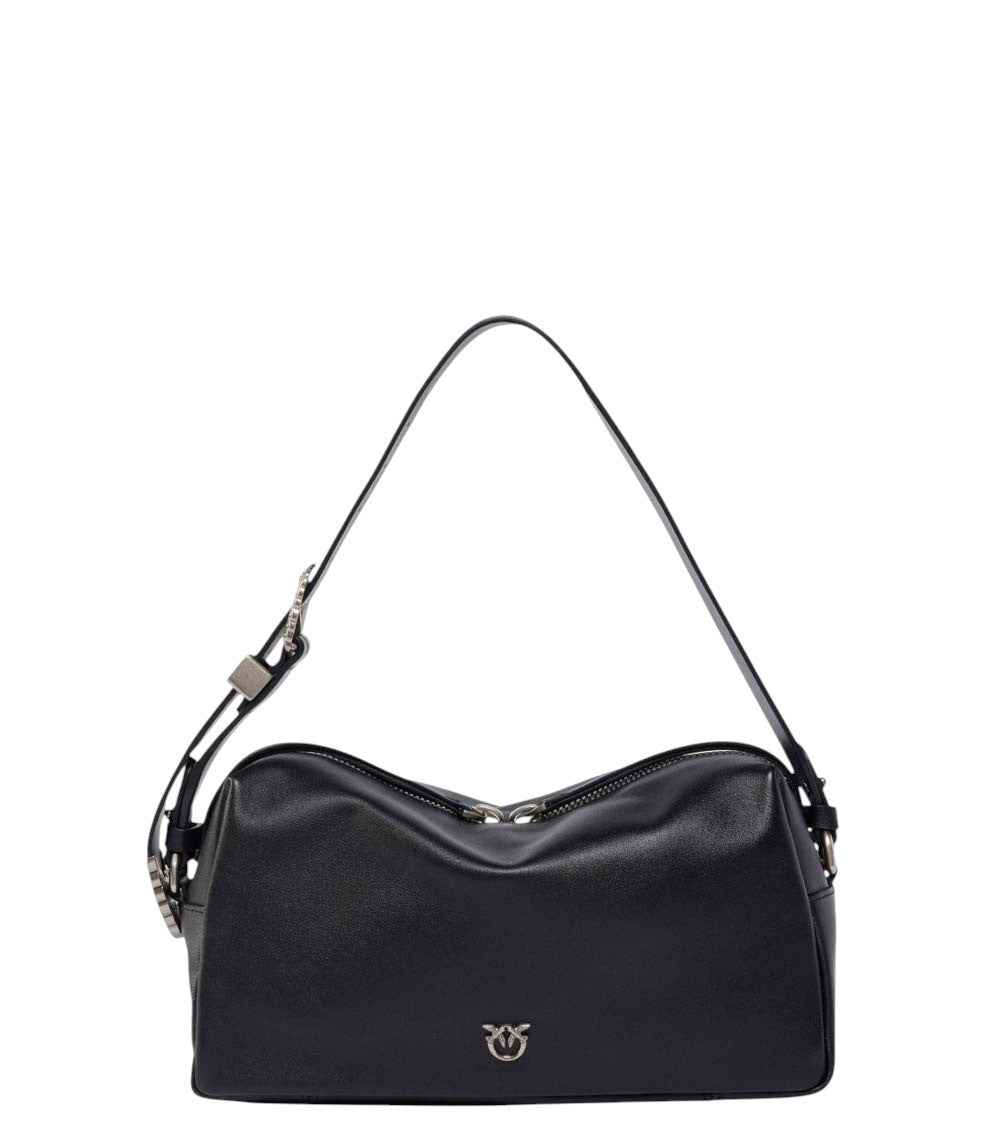 Black Half Moon Medium Shoulder Bag 1
