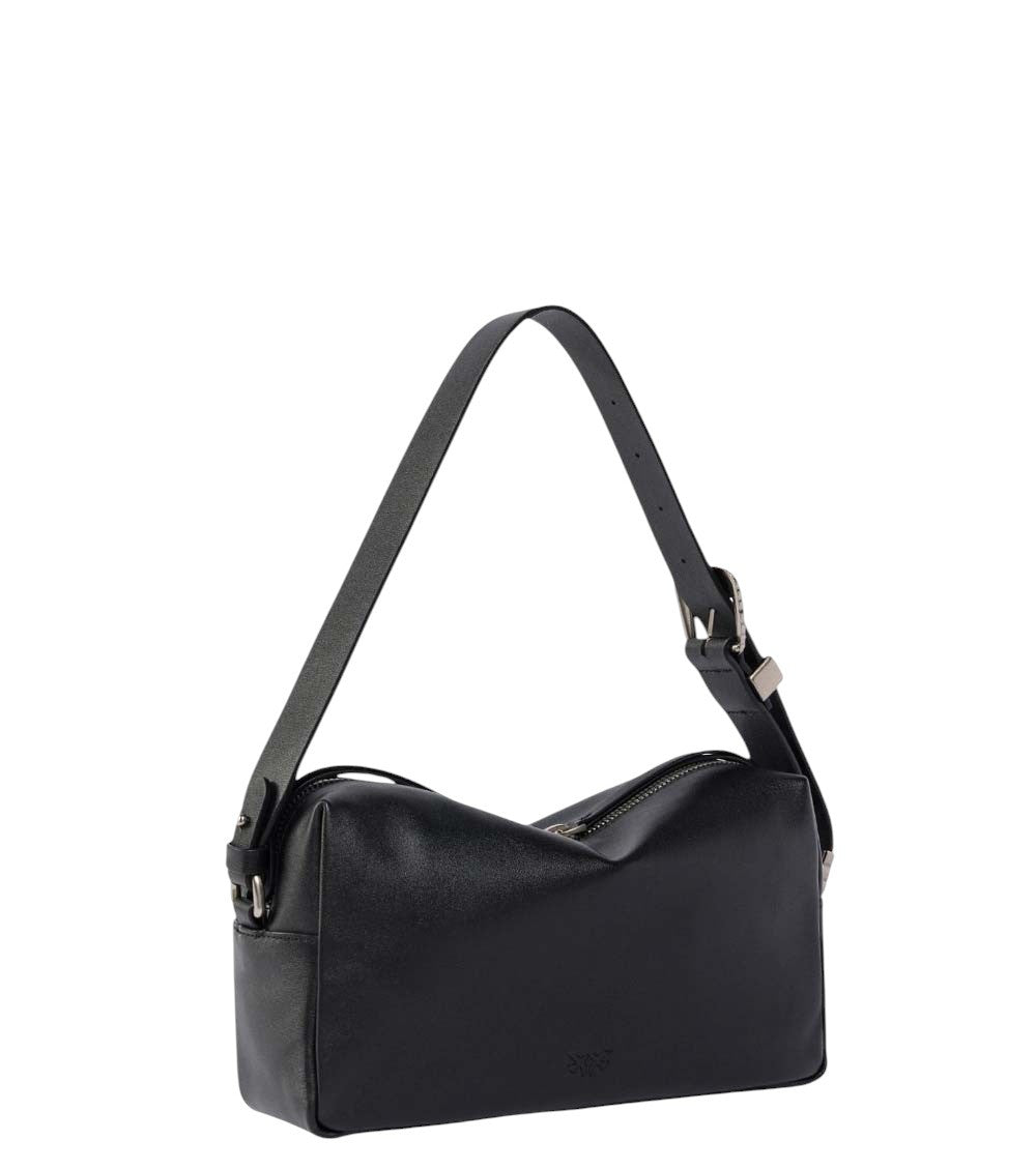 Black Half Moon Medium Shoulder Bag 2