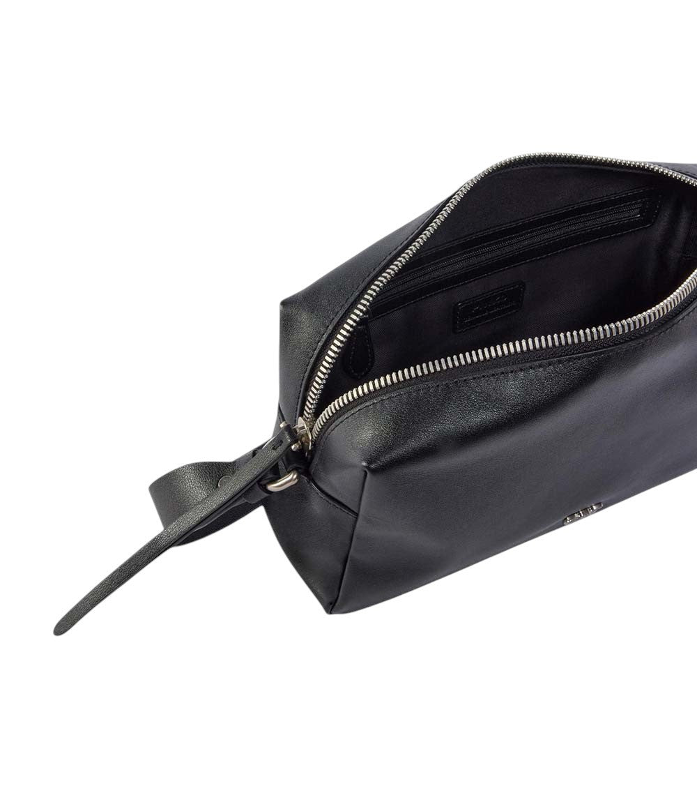 Black Half Moon Medium Shoulder Bag 3