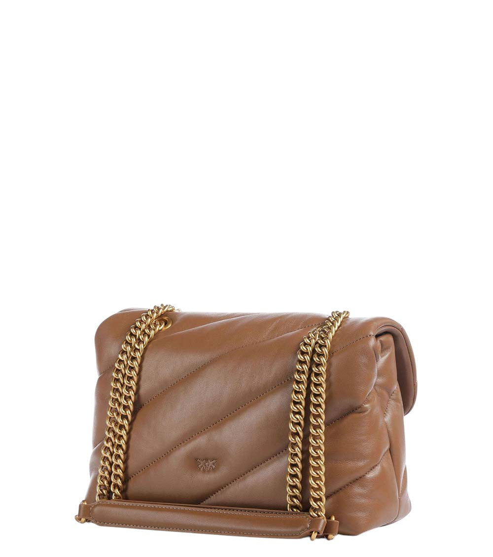Brown Love Puff Medium Shoulder Bag 3