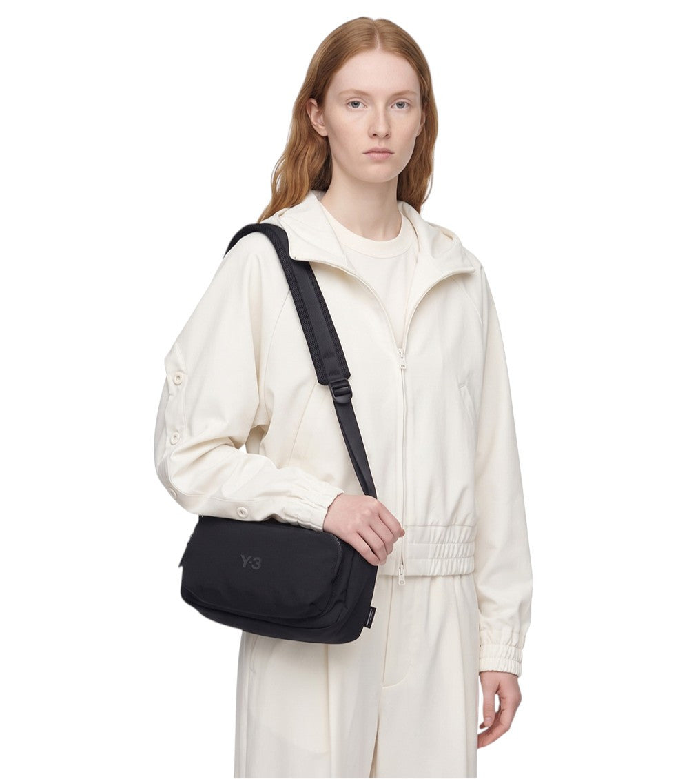 Black Logo Crossbody Bag 5