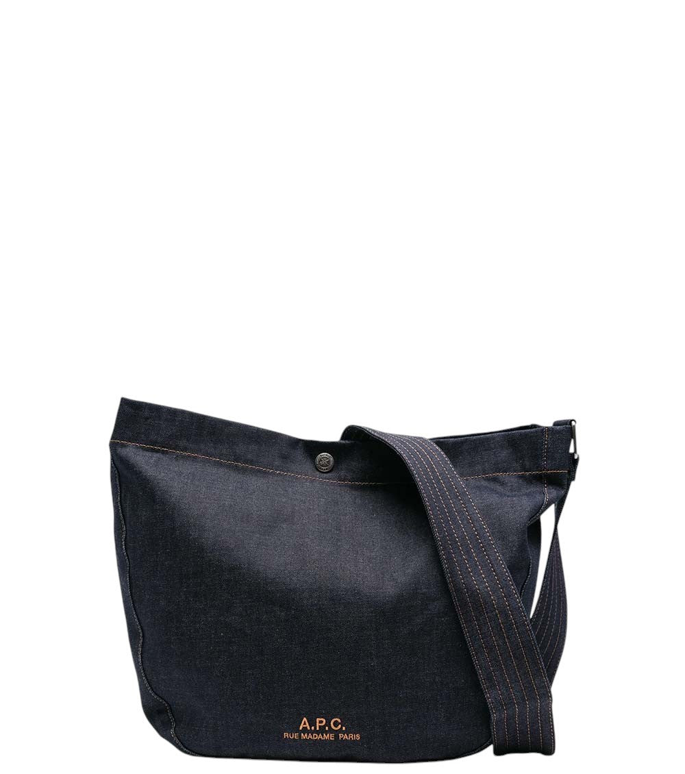 Denim Logo Large Crossbody Bag 1
