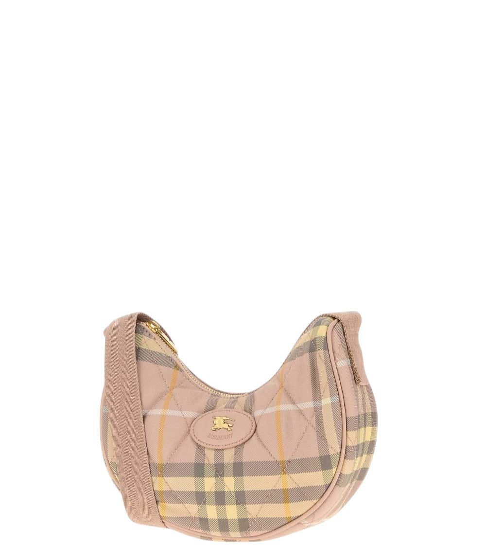 Beige Check Mini Crossbody Bag 2