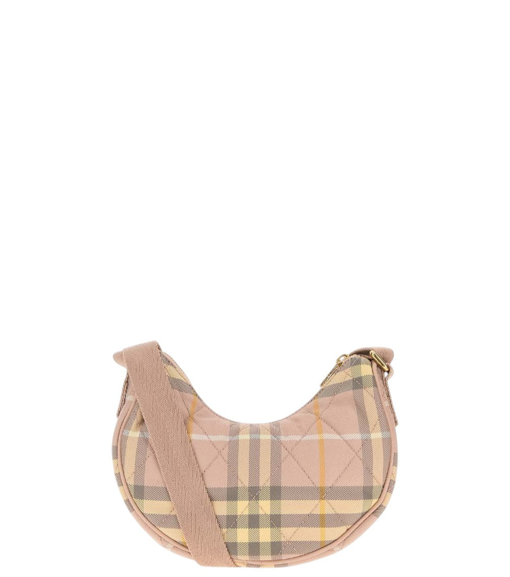 Beige Check Mini Crossbody Bag 3