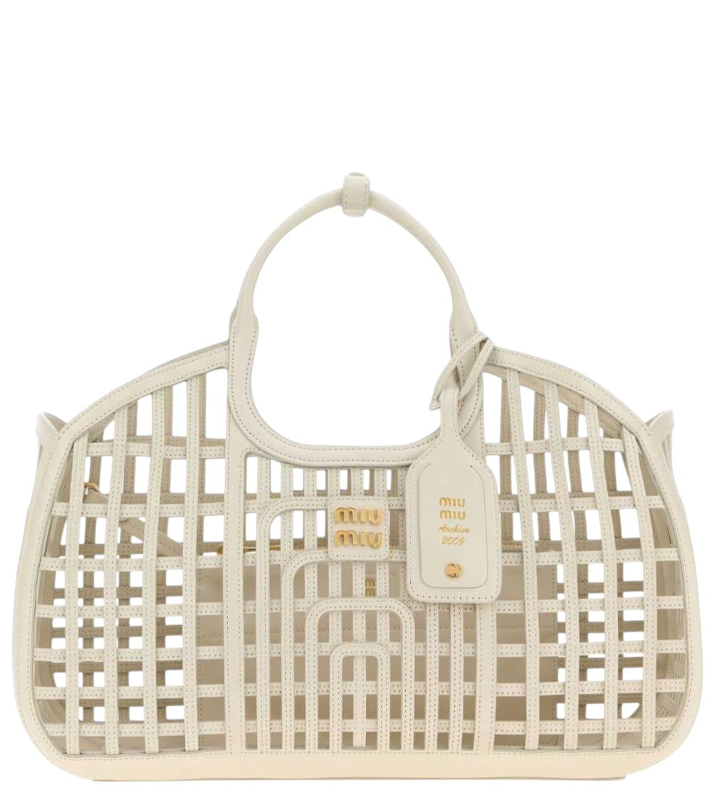 White Logo Large Tote 1
