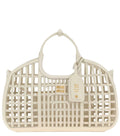 White Logo Large Tote 1