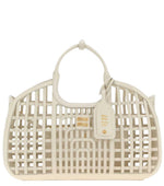 White Logo Large Tote 1