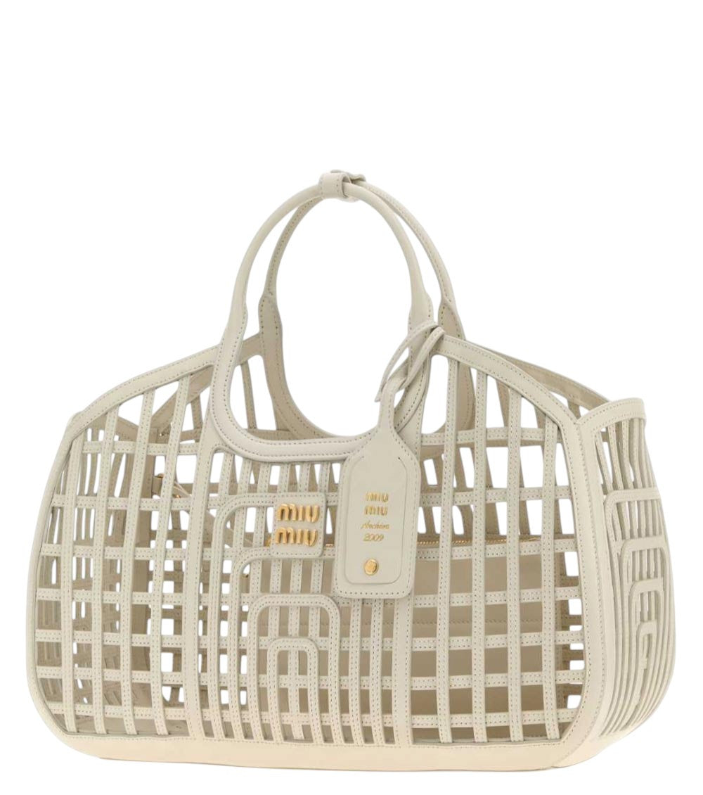 White Logo Large Tote 2