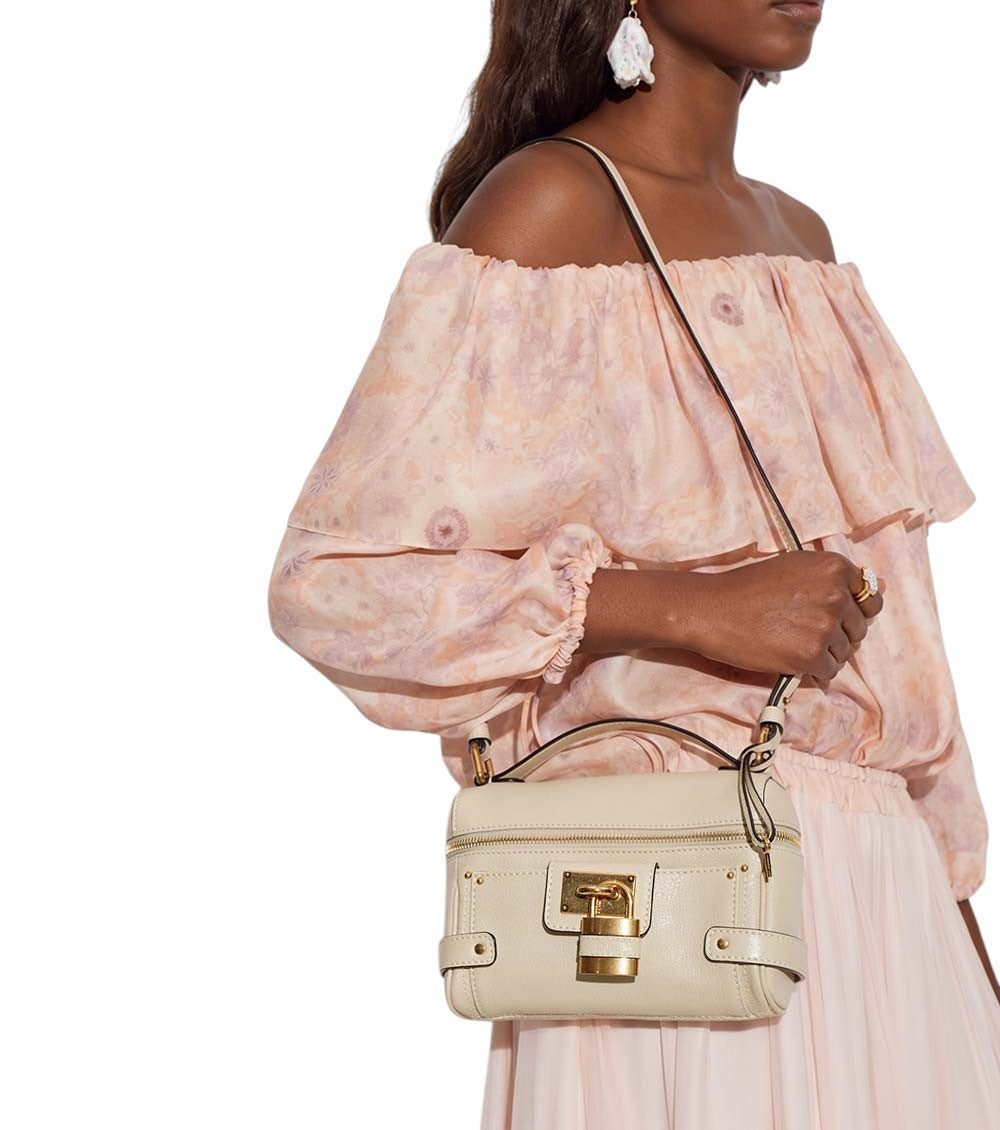 Beige Paddington Small Crossbody Bag 5