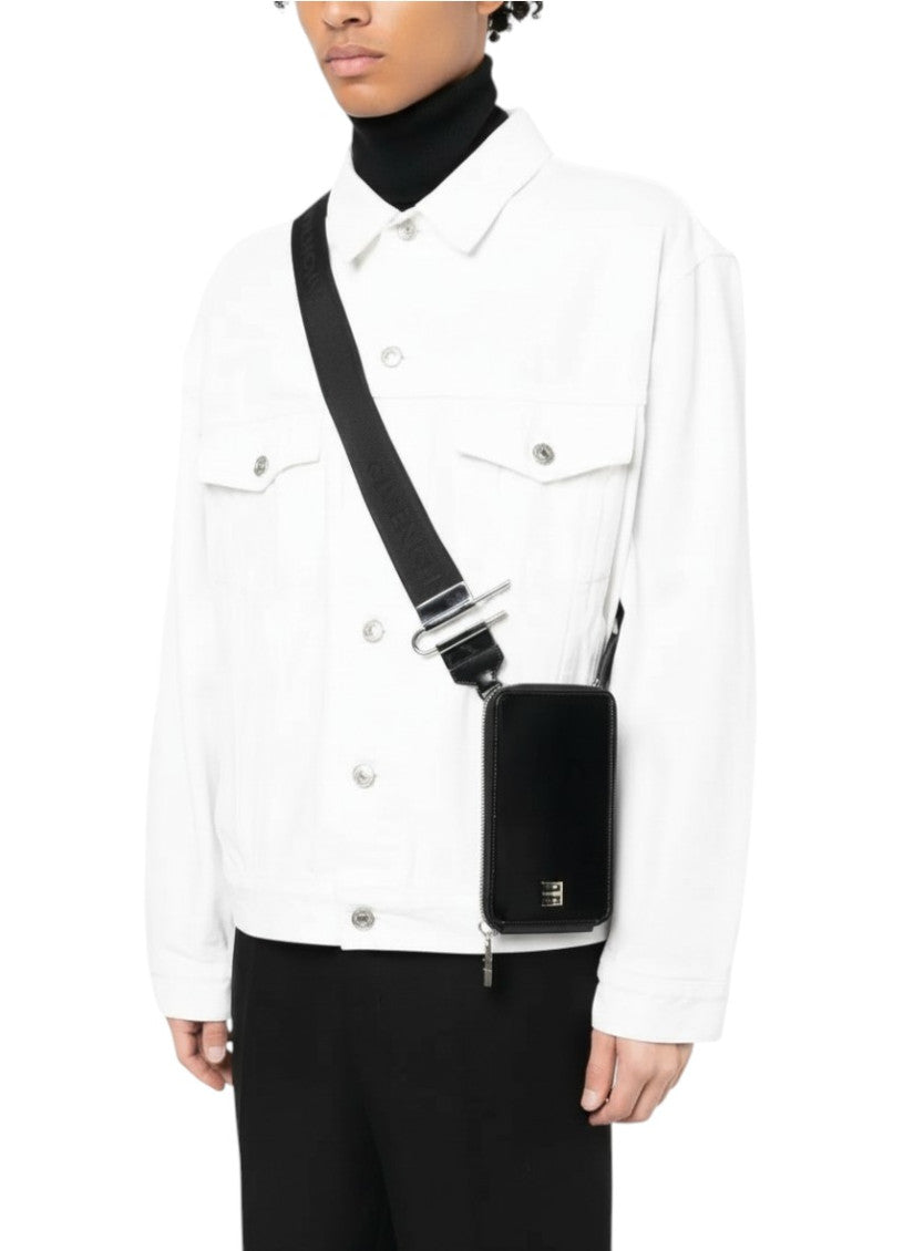 Black Logo Small Crossbody Bag 5